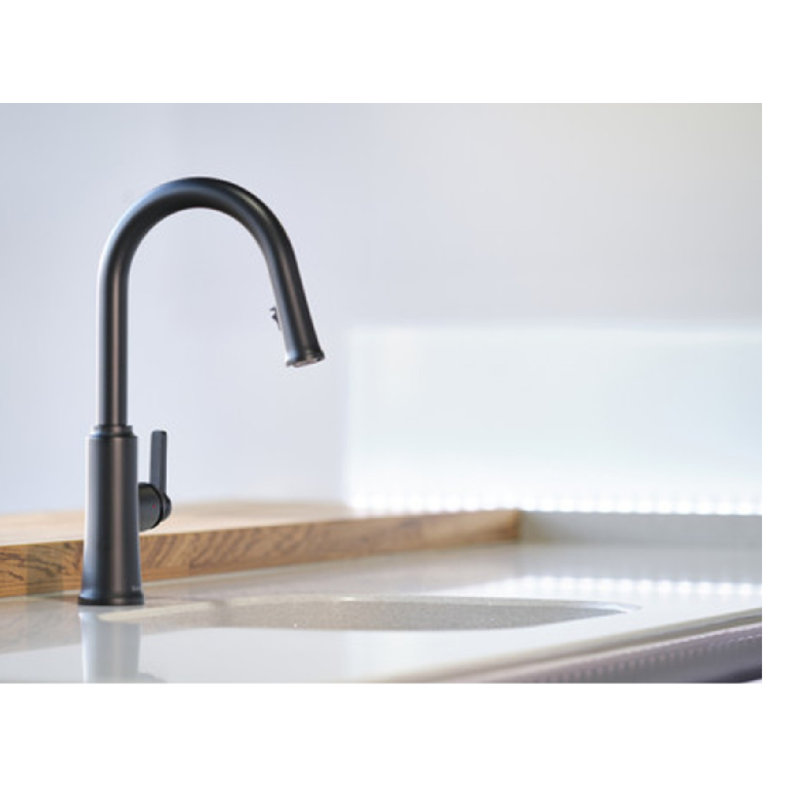 Trattoria Round Kitchen Mixer, Matte Black