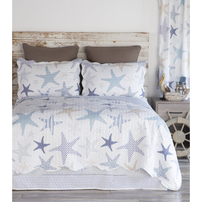 Ensemble de courtepointe Starfish Reef King