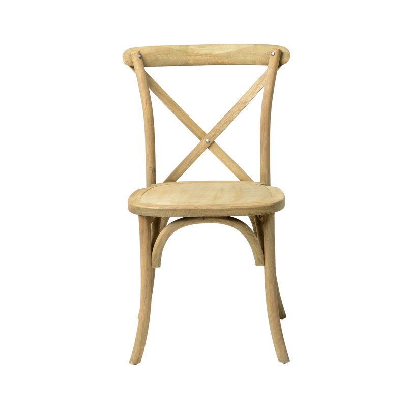 17.5'' H Solid Wood Stacking Side Chair