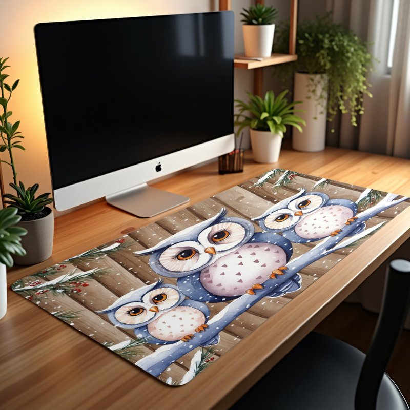 Polyester Desk Pad, 14.4x12.1