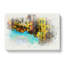 Reflection Of Houses In Girona Spain In Abstract - Wrapped Canvas-55340668