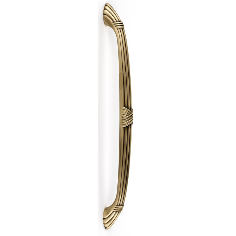 Ribbon and Reed 18" Center to Center Appliance Pull, Antique English Matte, 18"