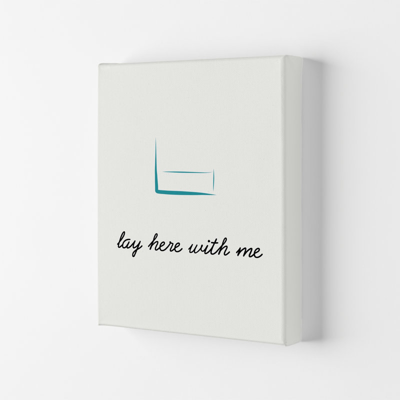 Lay Here - Print, No Framed, 84cm H x 60cm W x 1cm D