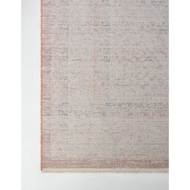 Tapis traditionnel rouge, Rectangle 8 pi x 10 pi