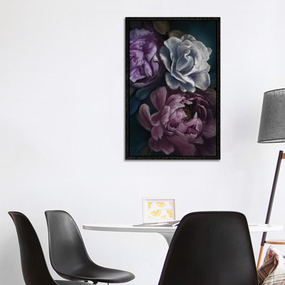 Purple Peony 1 Piece Painting on Canvas