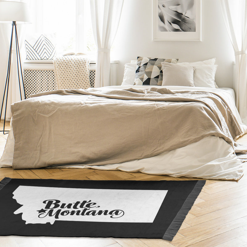 Tapis de zone noire butte montana