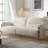 102.36"White Solid wood chenille Sofa-1268065284