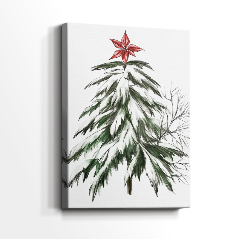 Art des Fêtes de Noël - Toile tendue avec châssis DCCCLxxi, H 27 po x l 18 po