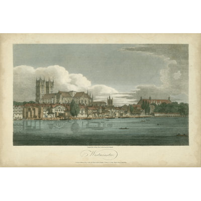 View Of Westminster by J. Grieg - Wrapped Canvas Print