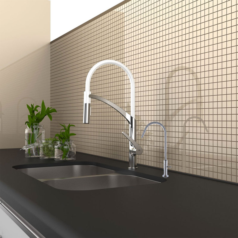 Hommix Kitchen Faucet, Brushed
