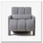 Fauteuil d'appoint en tissu de lin-1343047383