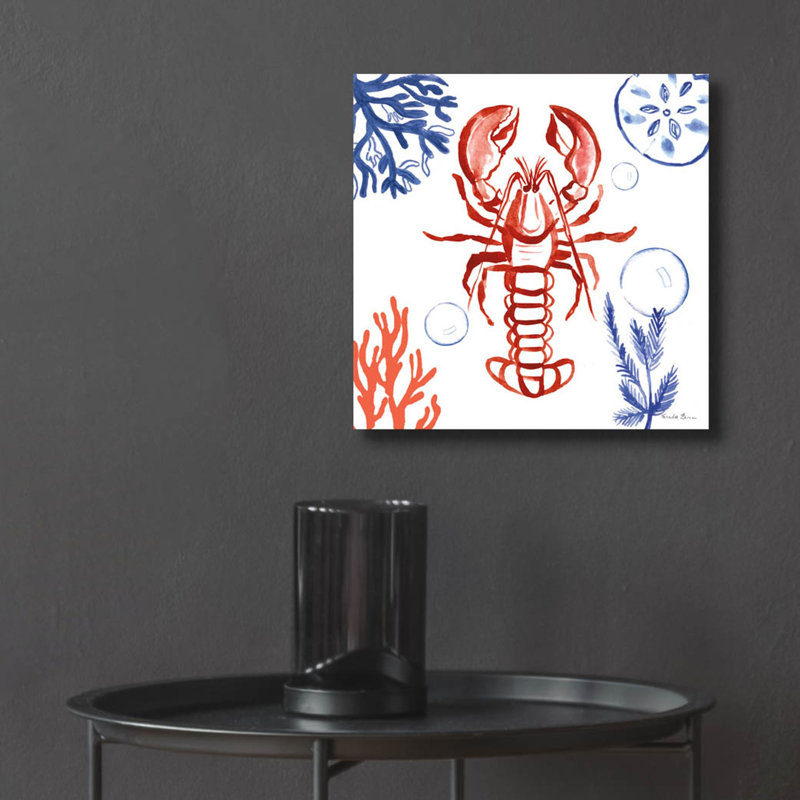  «Coastal Jewels 6» par Farida Zaman, art mural en verre acrylique, 12 po x 12 po