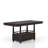 Deep Coffee Counter Height Dining Table