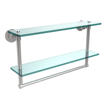 Arviso 2 Piece Tiered Shelf with Towel Bar