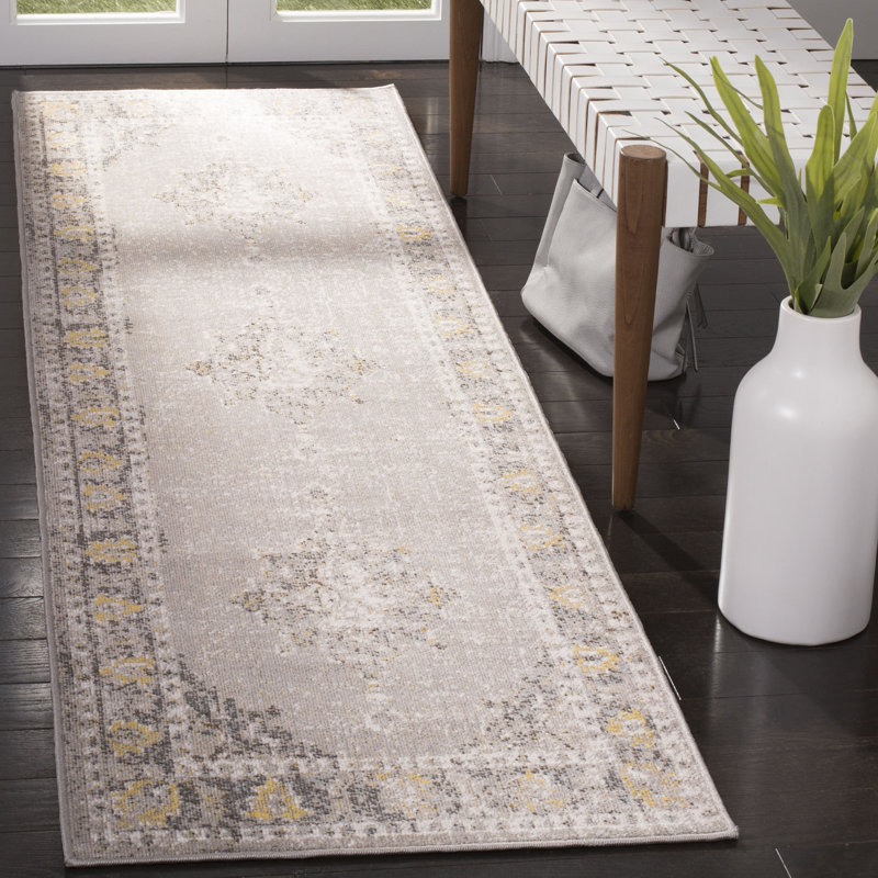 Tapis intérieur / extérieur Griffeth Performance Southwestern, Tapis de couloir 2 pi 3 po x 8 pi
