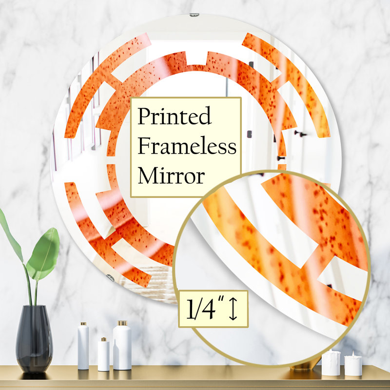 Miroir mural pour macro space kazakhstan agate, H 31,5 po x l po