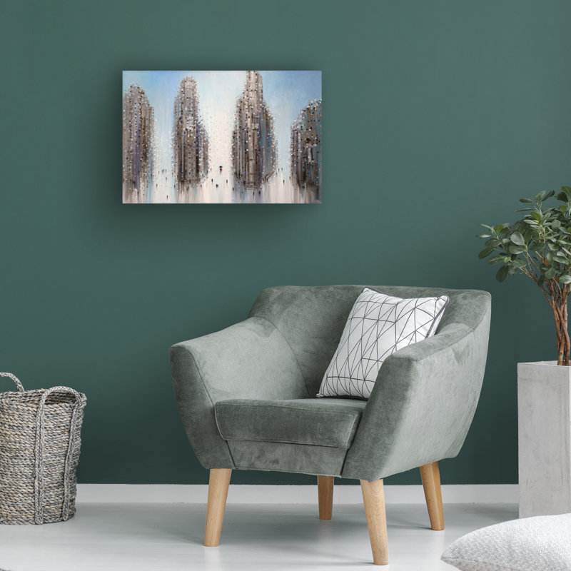 Art sur toile «Bachelor Ekaterina Ermilkina City», H 30 po x l 47 po