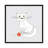 White Cat by Show Me Mars - Gallery-Wrapped Canvas Giclée on Canvas-1925769407-1925769400