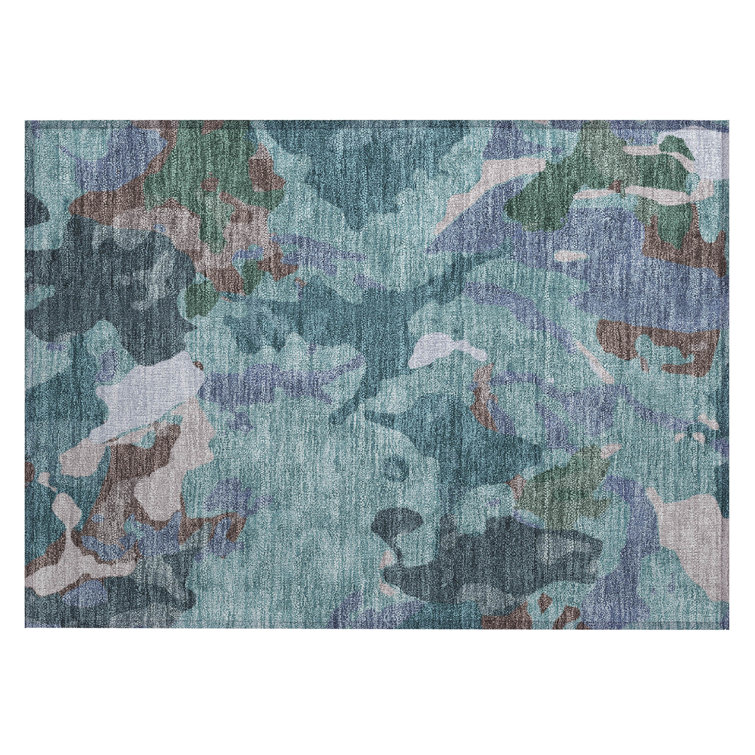 Machine Washable Indoor/Outdoor Oden ACN2161 Modern Rug