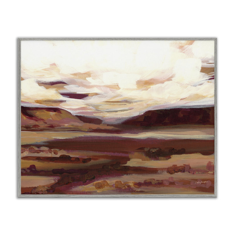 «Canyon Mesa», art de la giclée encadrée par Haley Knighten, Estampe numérique Farmhouse, H 16 po x l 20 po