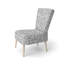 Chaise d'appoint abstraite - noir et blanc Chaise d'appoint noire-1391577512