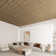 48" x 24"  PVC Ceiling Tile,Slat Design 3D Wall Panels,Covers 96 sq.ft. (Set of 12)