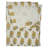 Fabdivine 18X18 Inch Block Print Floral Napkin - Handcrafted Design for Beautiful Tables, Hjara, Yellow