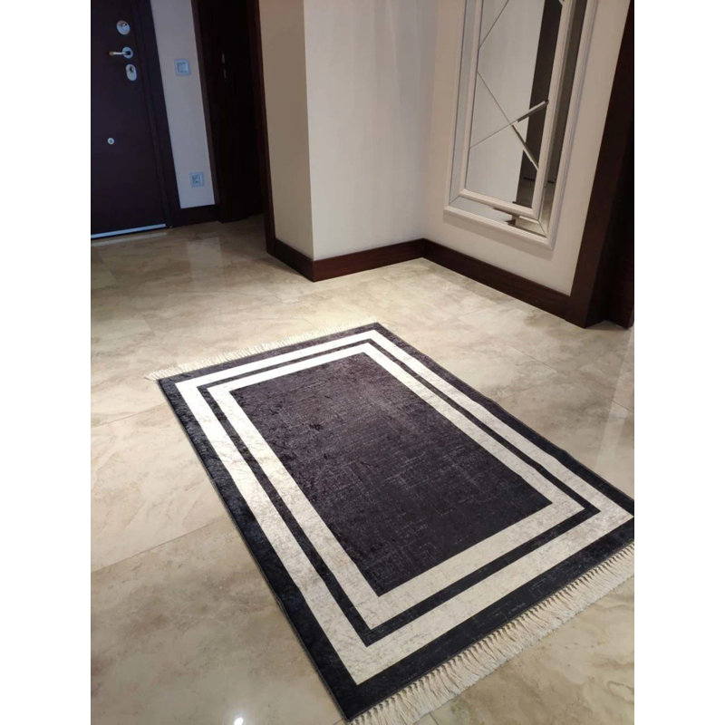 Tapis Masanao avec envers antidérapant, Tapis de couloir 2 pi 7 po x 13 pi 1 po