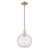 Verre transparent avec corde blanche