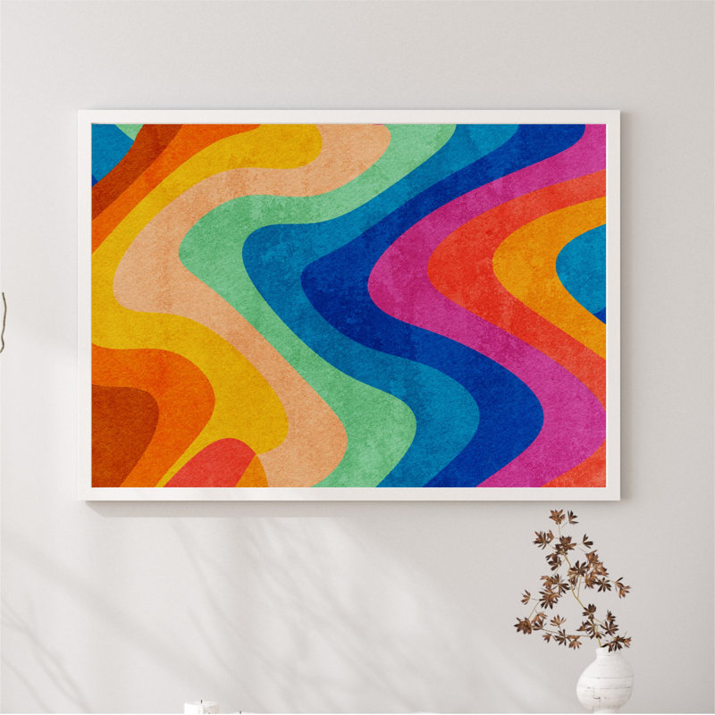 Retro Colours - Print on Plastic / Acrylic