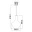 Plewak 1 - Light Chrome Teardrop Pendant-25305069-25305071