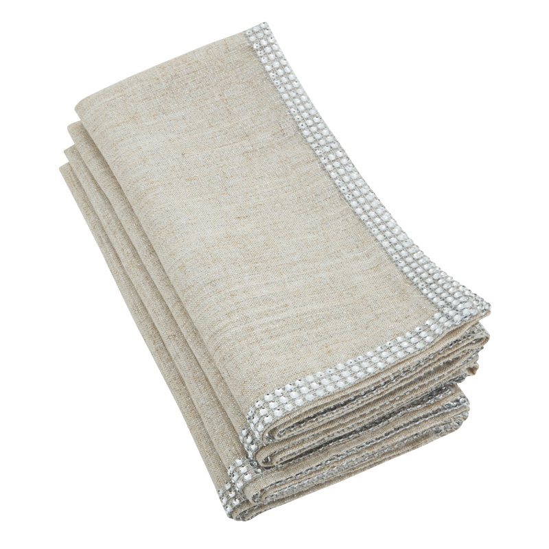 Zapata Square Napkin, Beige