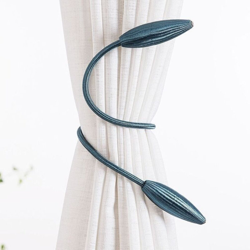 Embrasse de rideau Steinke, bleu