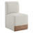 Bralan Upholstered Dining Chair with Casters-1389213098