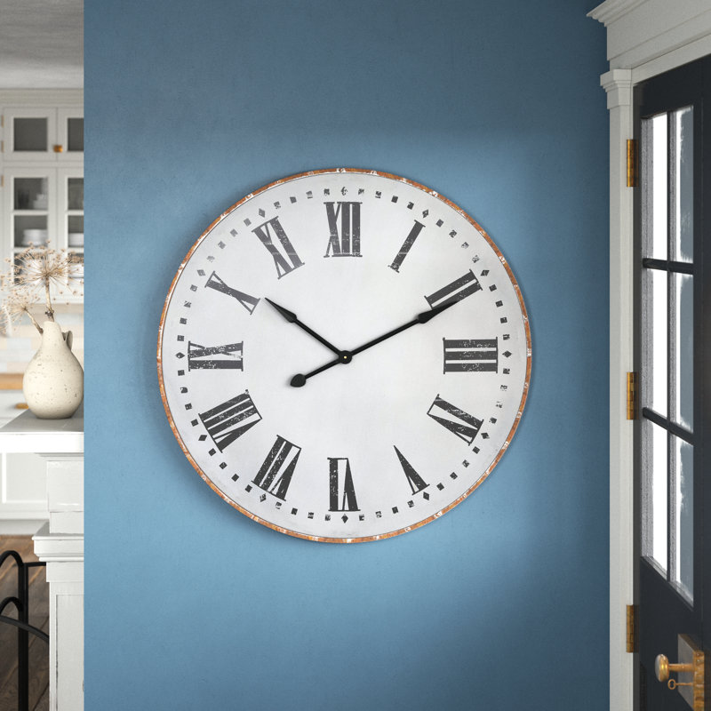Topeka Metal Wall Clock