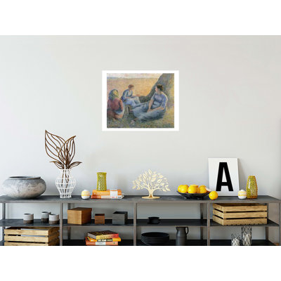 Haymakers Resting by Camille Pissarro - Giclee Print