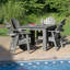Swing Square 4 - Person 85" Long Dining Set-1880347327-1880347323