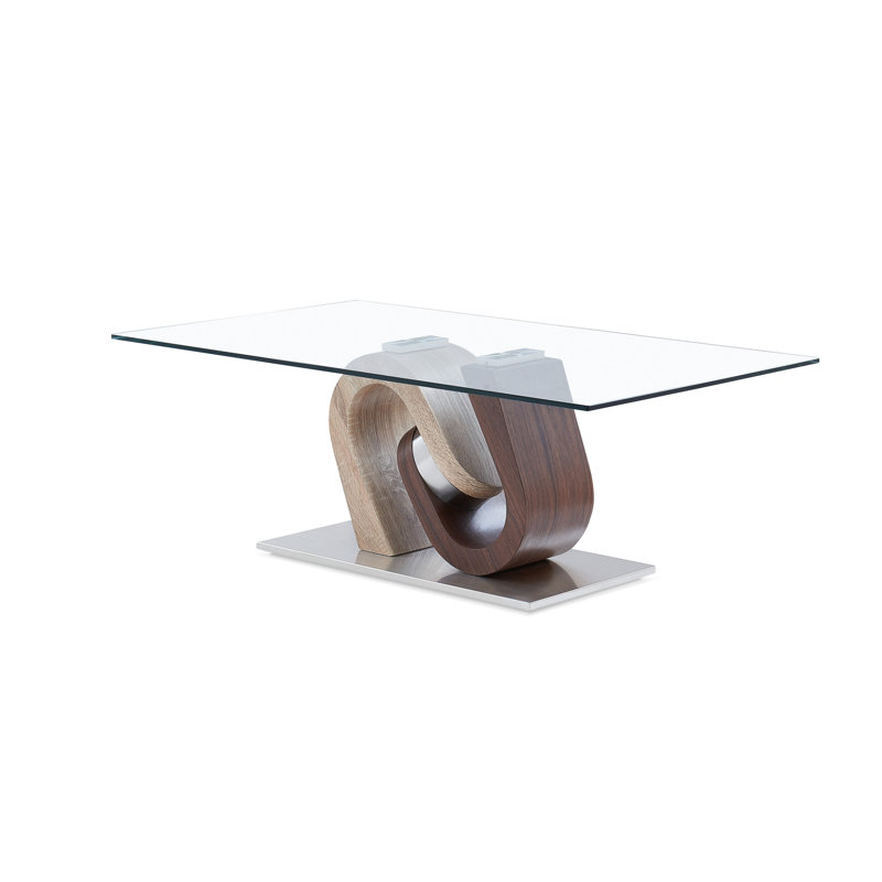 Table basse, table de salle à manger et table de cuisine Afanasijs , Chêne / Noyer