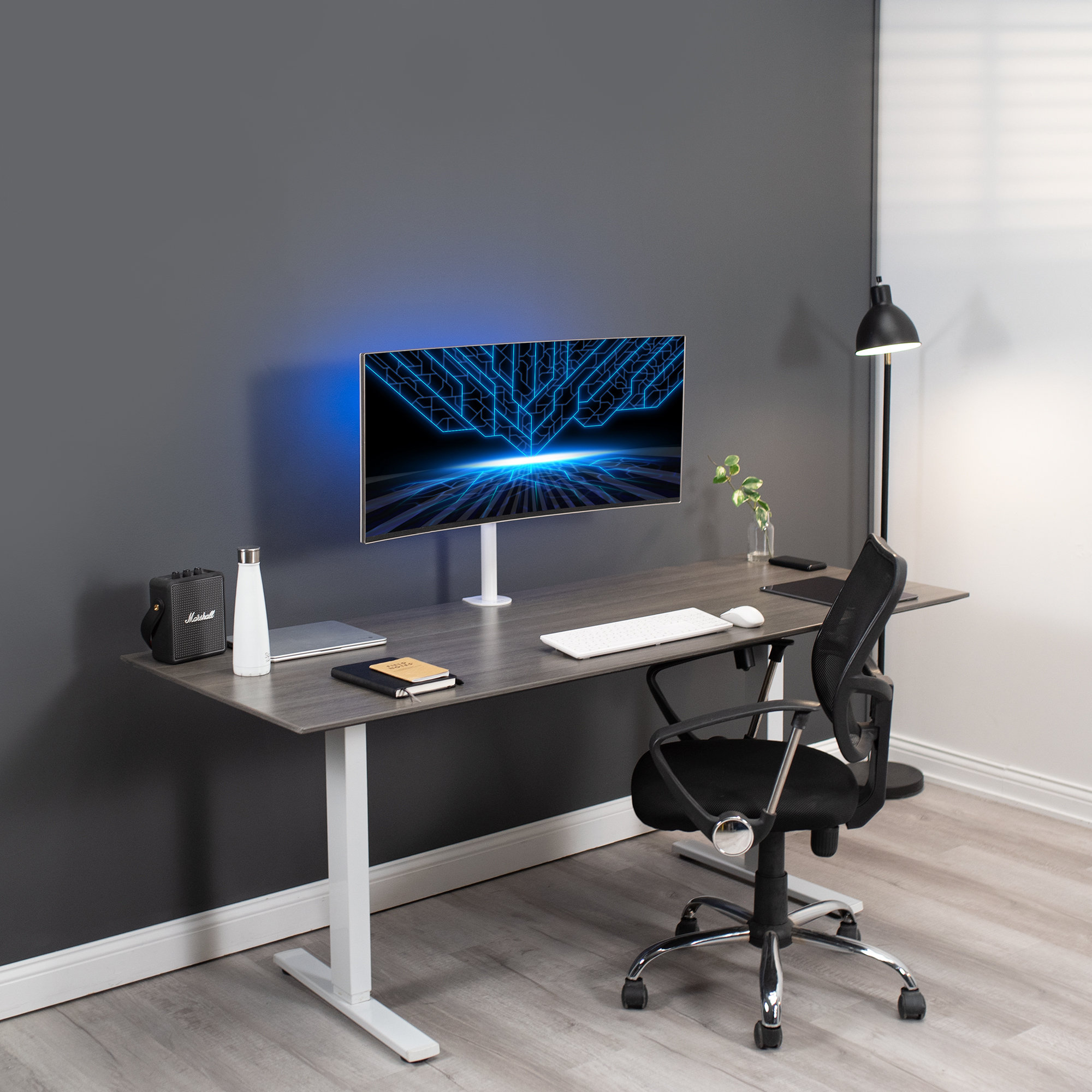 VIVO White Wall & Under Desk Mount For PS5 & PS5 Slim - Space-Saving Console Holder 4 thumbnail image