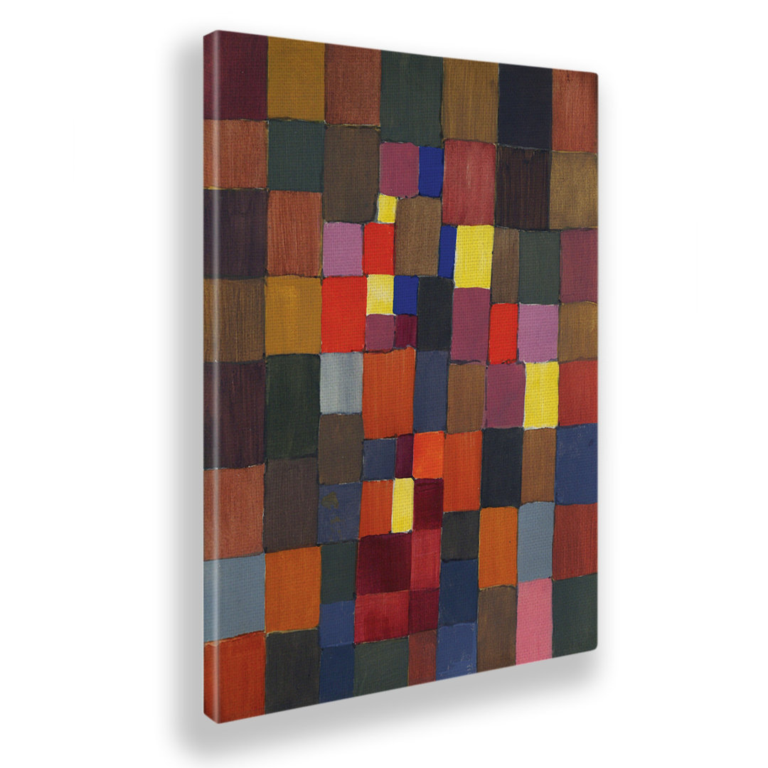 Wandbild Architektur von Paul Klee