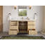 Meuble-lavabo simple en bois de chêne Atlanta Calacatta Poanazzo Quartz-108742340-126780153