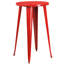 Ensemble de tables de bar rondes en métal pour l'intérieur et l'extérieur Gyala-96104966-96103402