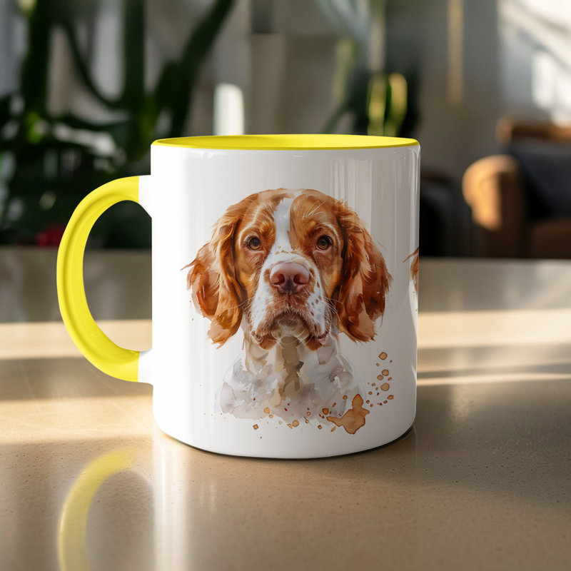 Mug, 4, Yellow
