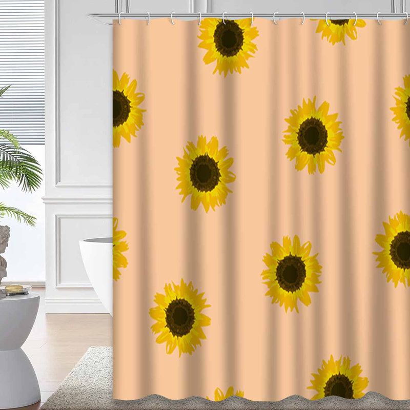 Rideau de douche Sunflower Bloom, L 72 po x l 78 po
