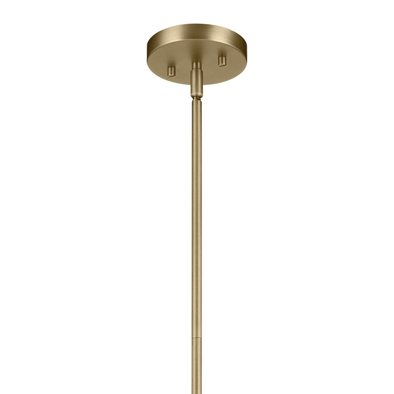 Luminaire suspendu 1 lumière 11,25 po, Laiton naturel