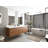 Madison Floating 72'' Double Bathroom Vanity with Quartz Top-93928054