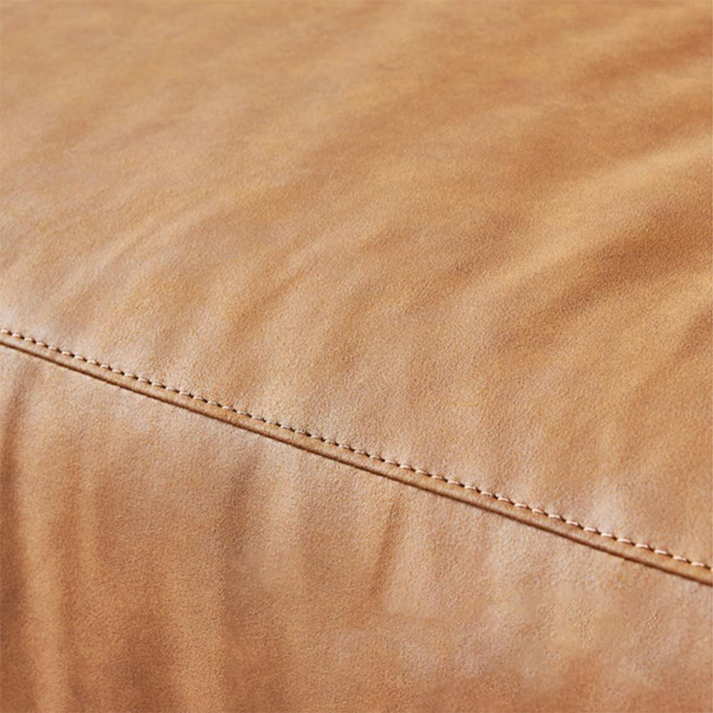 Orange 100% Polyester Modular Sofa cushion Loveseat