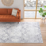 Shyann Abstract Gray Area Rug