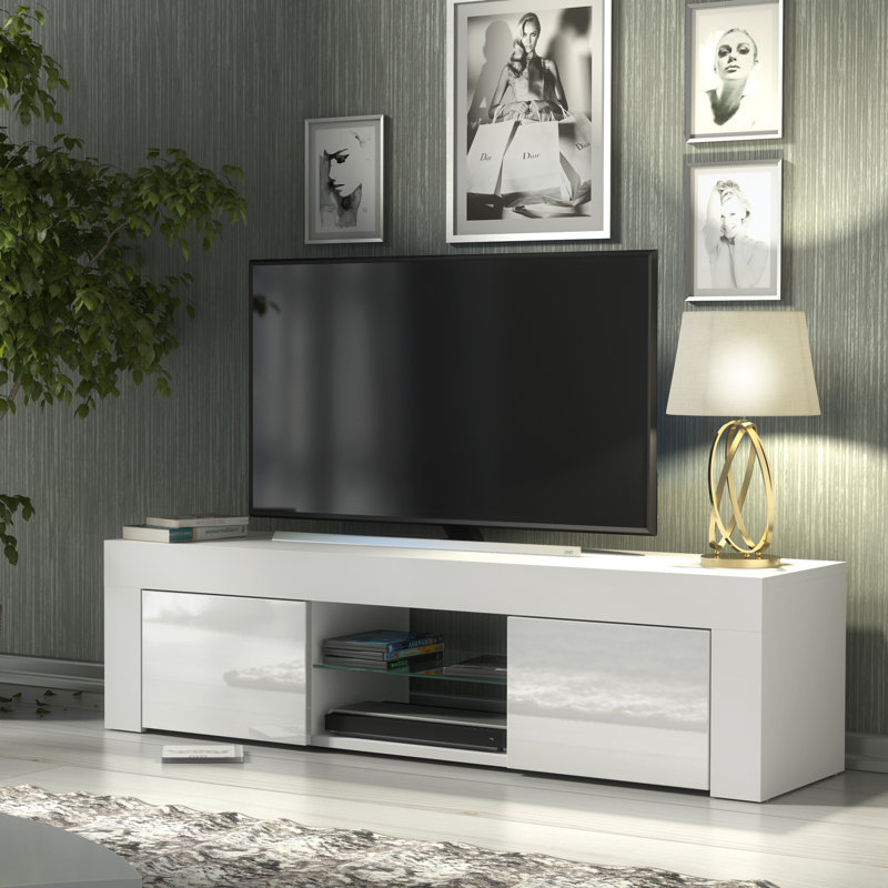 Davarrio TV Stand for TVs up to 48", White