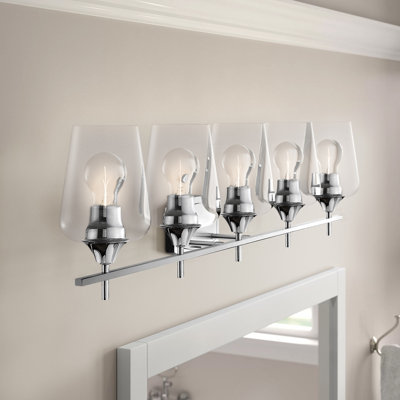 Éclairage de salle de bain à intensité variable 5 lumières Dahlya